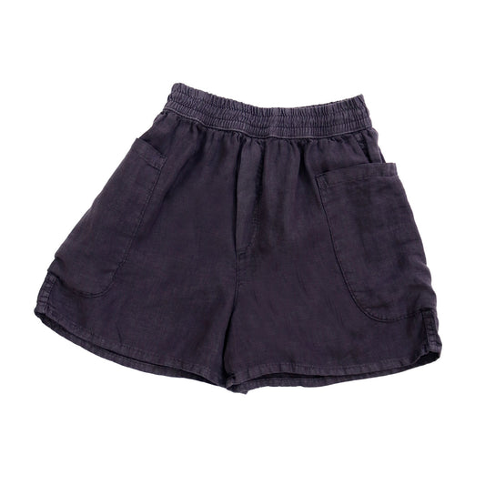 F.D.A Black Sesame Linen Chef Short