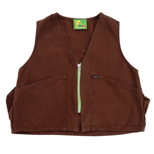 Chocolate Work Vest