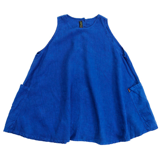 F.D.A. Blueberry Linen Cocktail Dress
