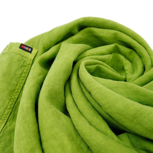F.D.A. Avocado Linen Cocktail Dress