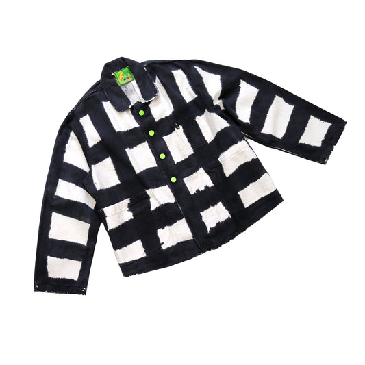 Licorice Check Forager Coat