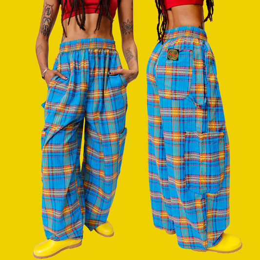 Breakfast Plaid Chef Pant