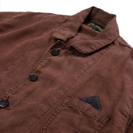 F.D.A CHOCOLATE LINEN Forager Coat