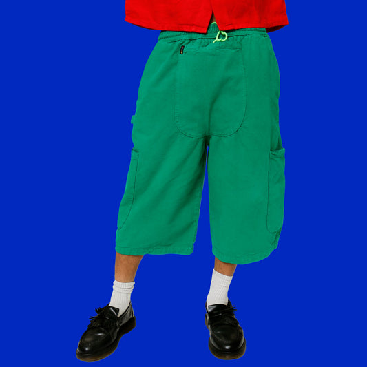 GREEN BEAN WAITER SHORTS with CROTCH POCKET