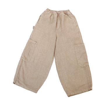 F.D.A. Oatmeal Linen Chef Pant