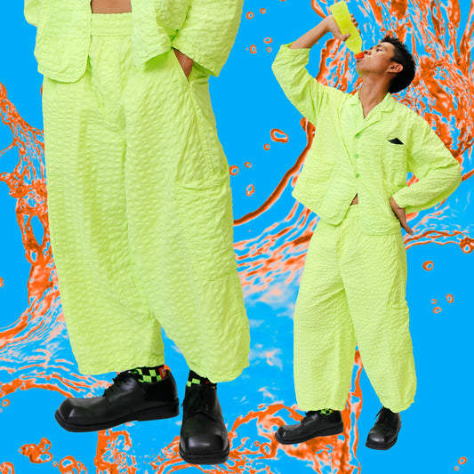 F.D.A. SPORTS DRINK SEERSUCKER CHEF PANT