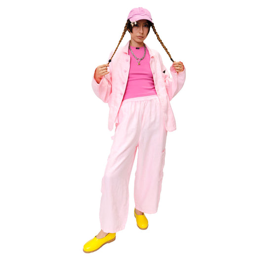 F.D.A. Bubblegum Linen Chef Pant *NEWEST SIZE*