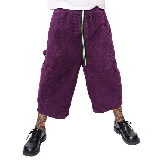 OOPS* PLUM Horizontal Corduroy WAITER SHORTS *FINAL SALE
