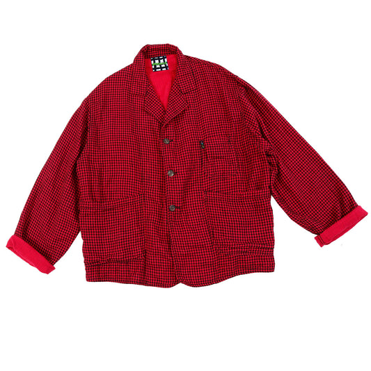 Strawberry Plaid Dinner Jacket