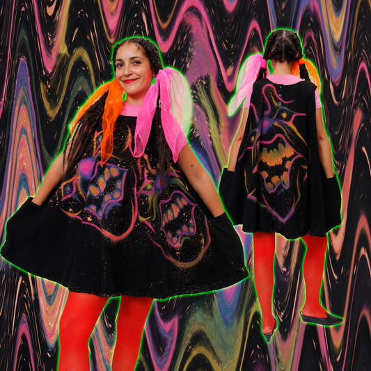 COLIN YEO CANDY CLOWN COCKTAIL DRESS