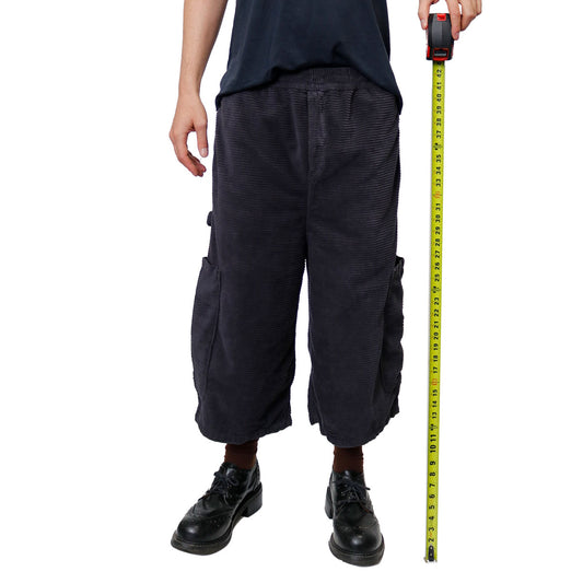 OOPS* Black Sesame Horizontal Corduroy WAITER SHORTS *FINAL SALE