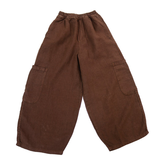 F.D.A. Chocolate Linen Chef Pant *NEW SIZING