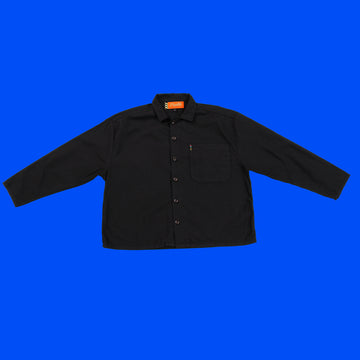 Licorice Black Long Sleeve Work Shirt