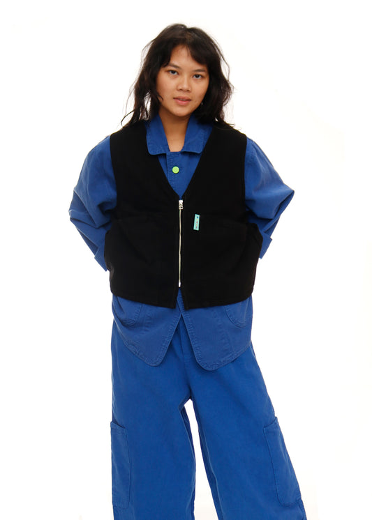 Licorice Blac Work Vest