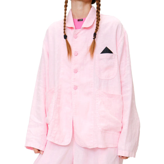 F.D.A. Bubblegum Linen Forager Coat