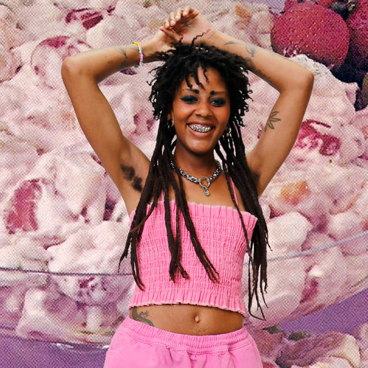 Donut Box Pink Lettuce Top