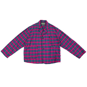 Raspberry Flannel Dinner Jacket