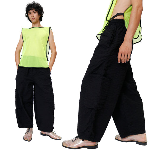 F.D.A. LICORICE SEERSUCKER Chef Pant